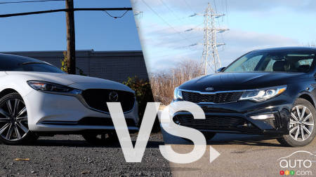 Comparaison : Kia Optima 2019 vs Mazda 6 2019